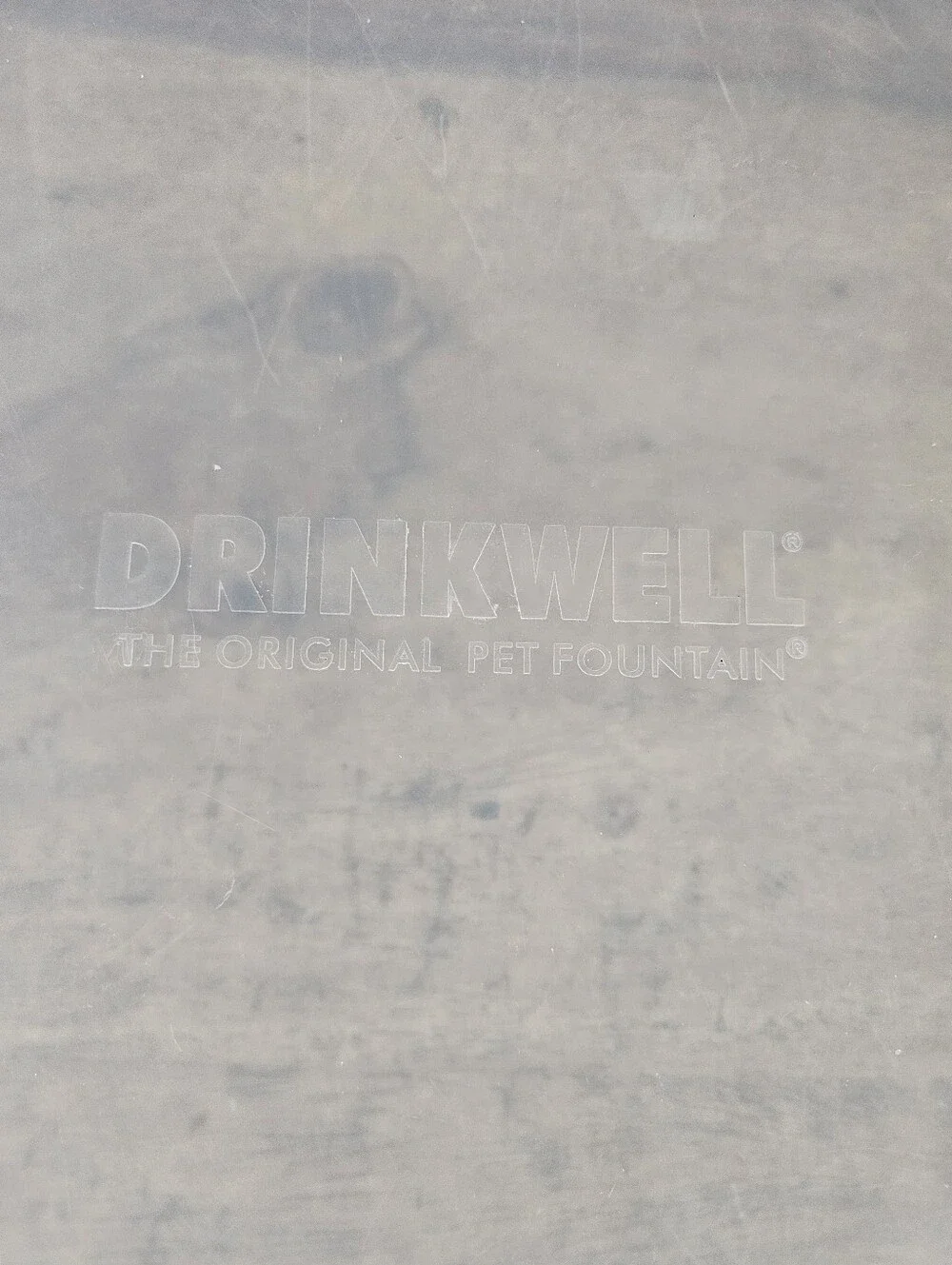 PetSafe Drinkwell Platinum Cat Or Dog Large Clear Plastic Pet Fountain Mat